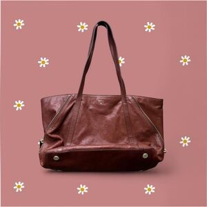 Brown Fossil Gwen Tote Bag